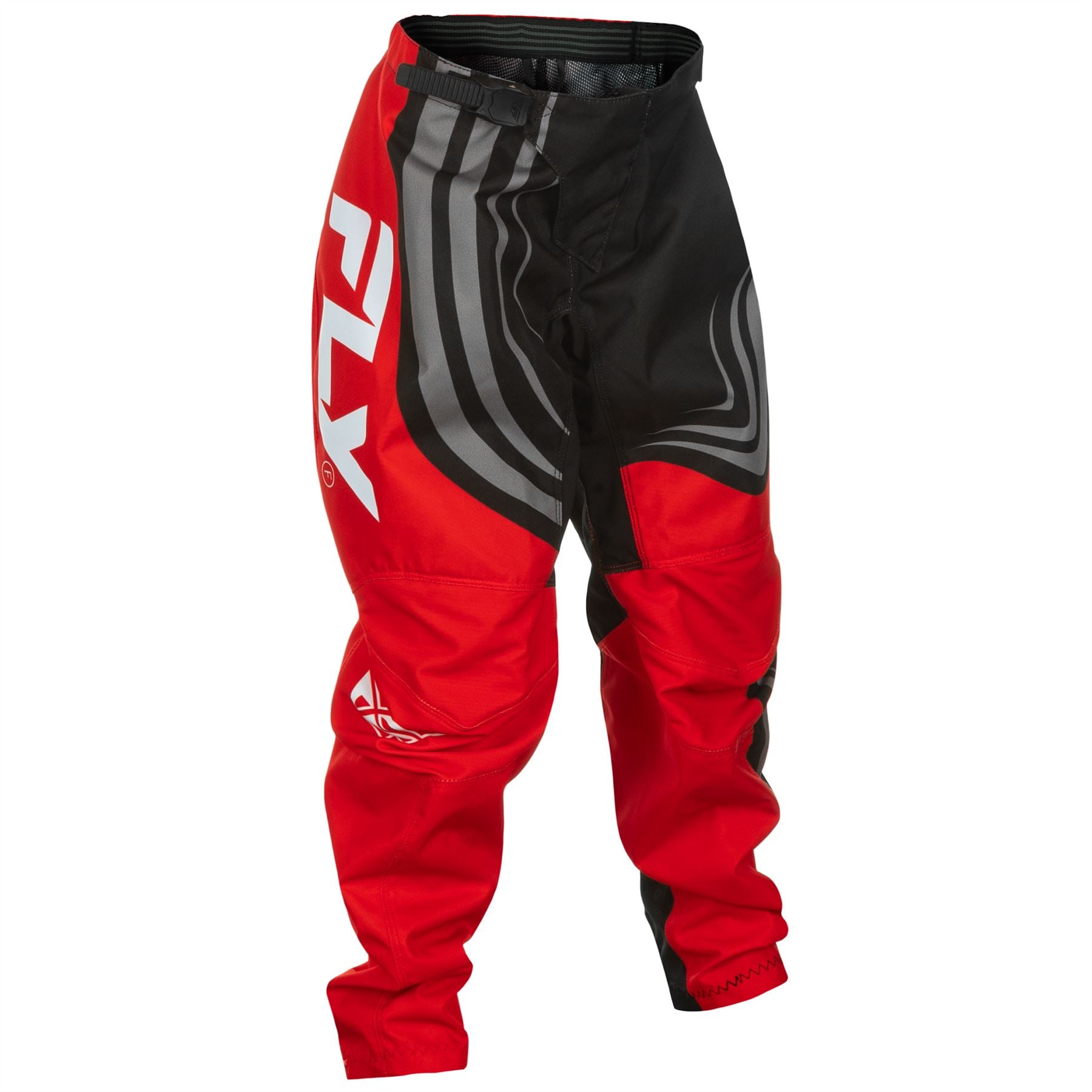 Fly Racing 2025 Youth F-16 Motocross Pants Black Red White